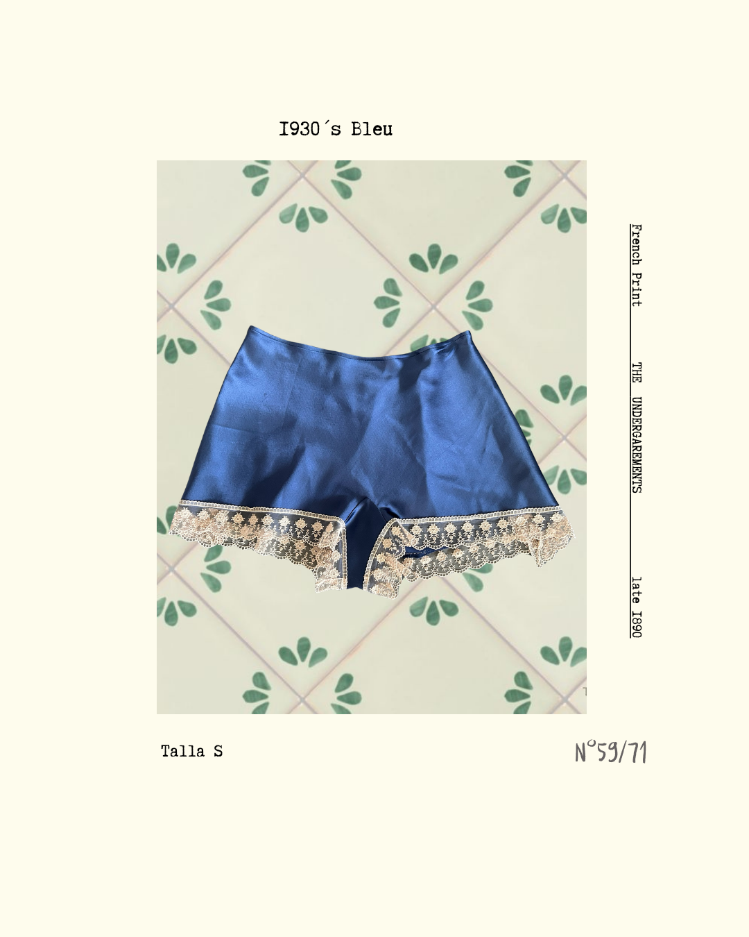 1930's bleu
