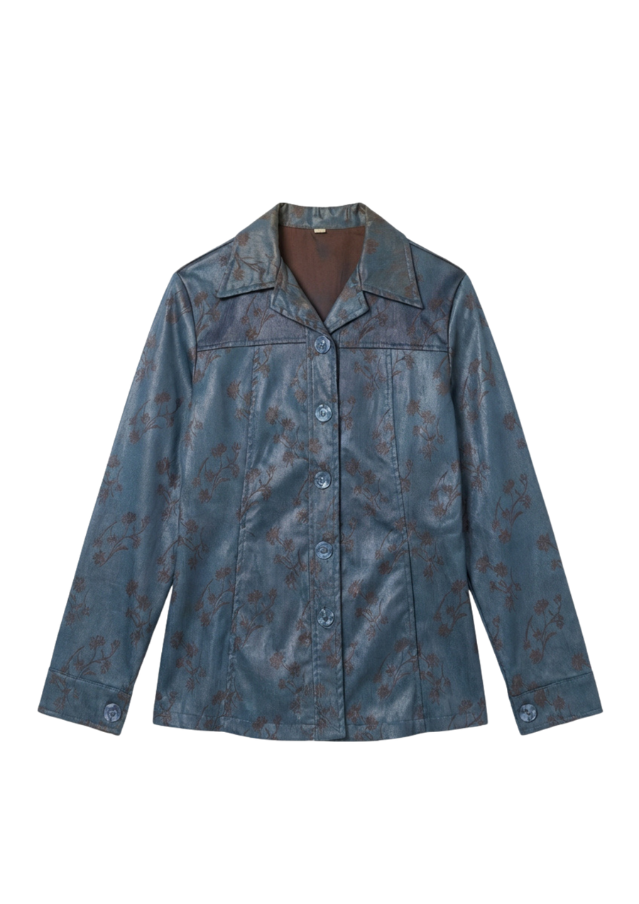 The Demy satin shirt
