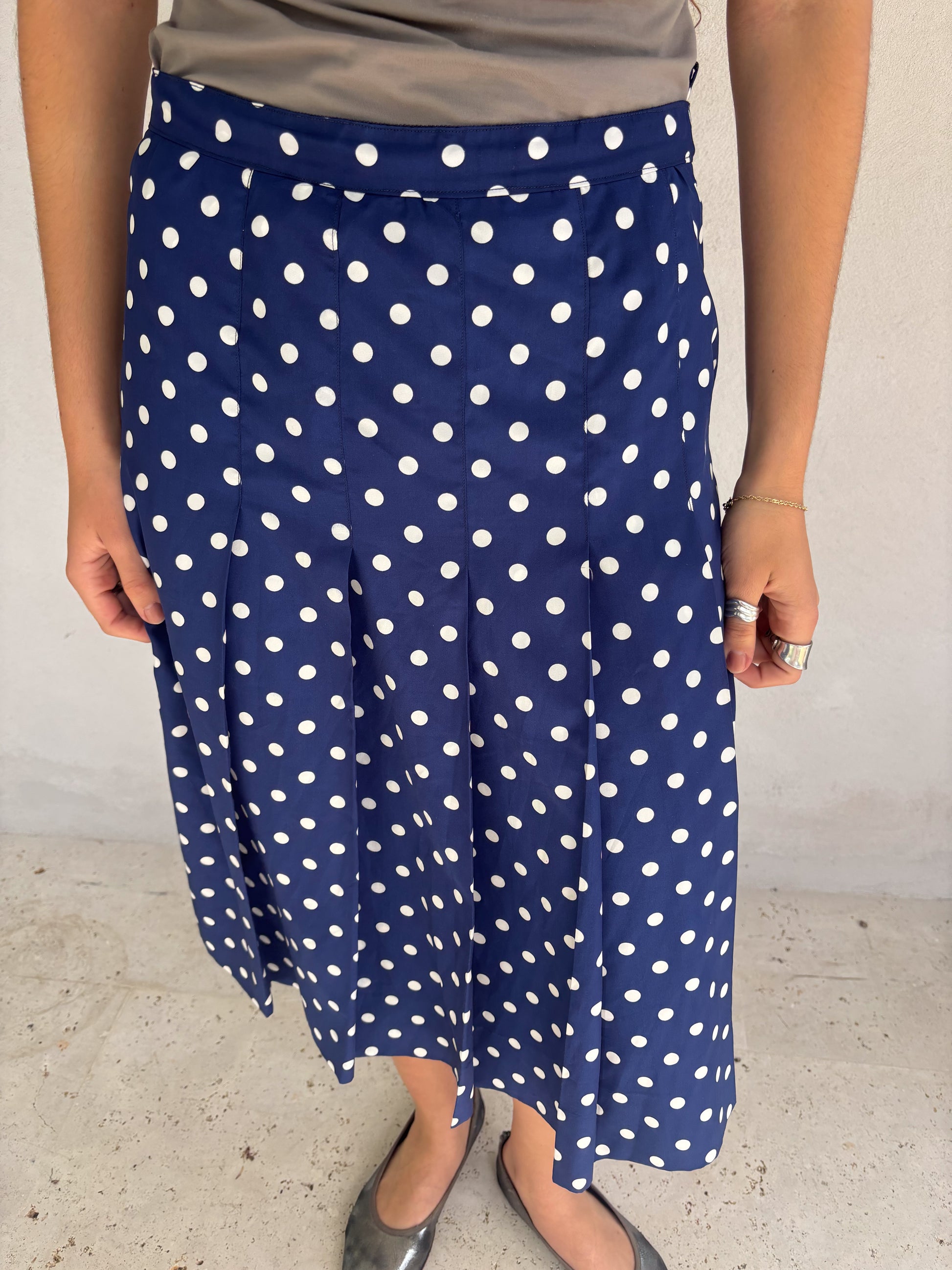 The Becker polka dot skirt