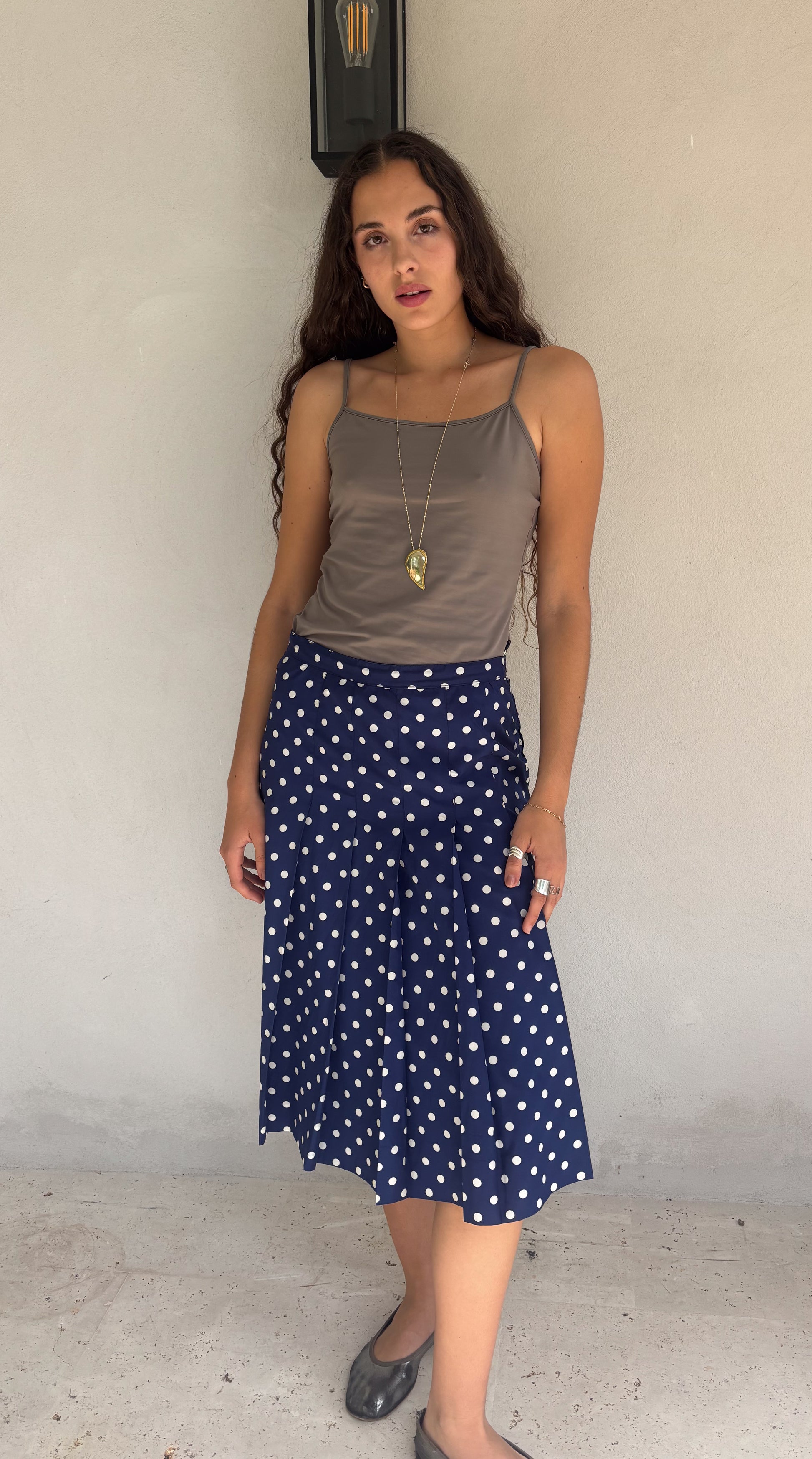 The Becker polka dot skirt