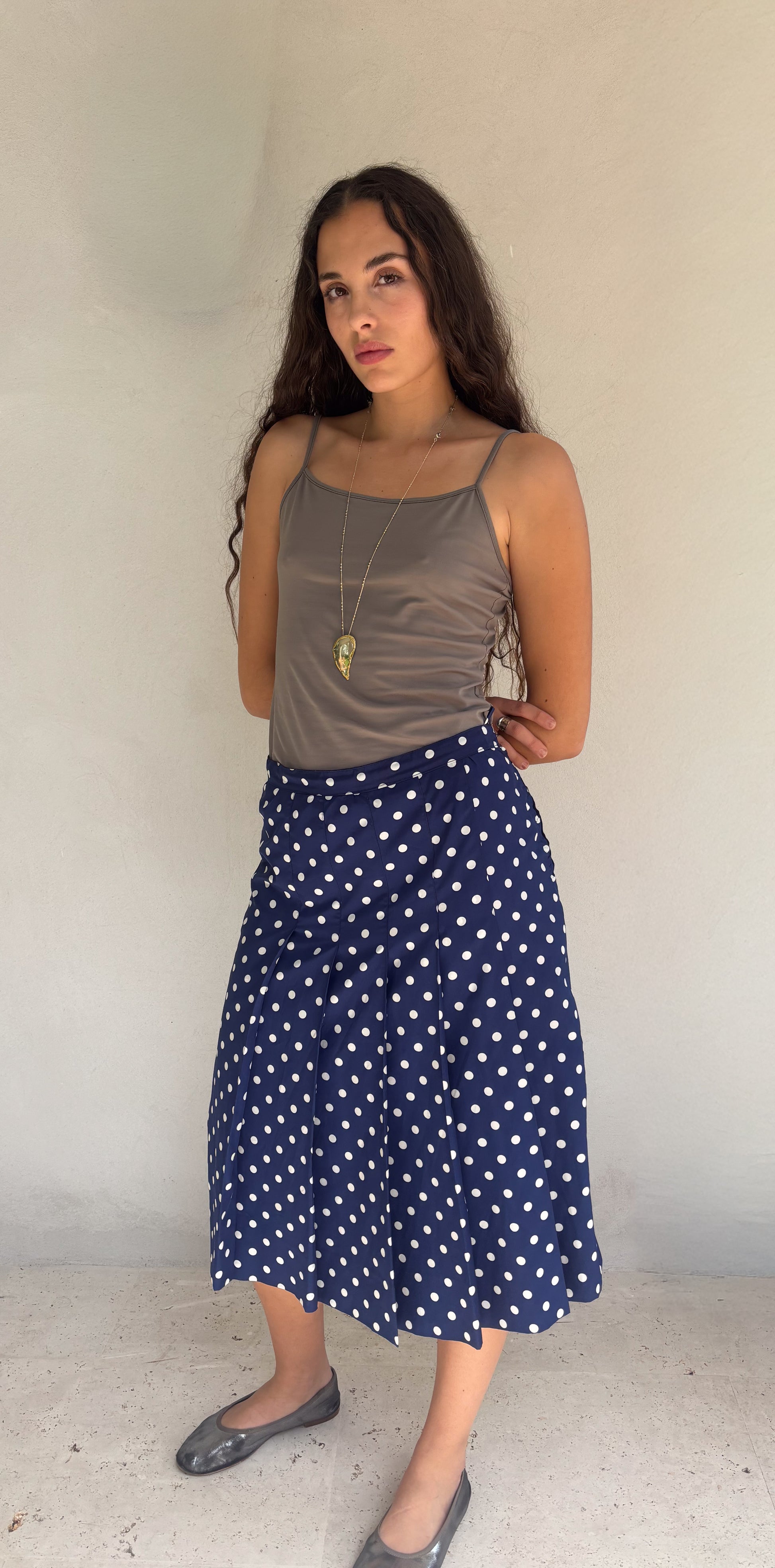 The Becker polka dot skirt