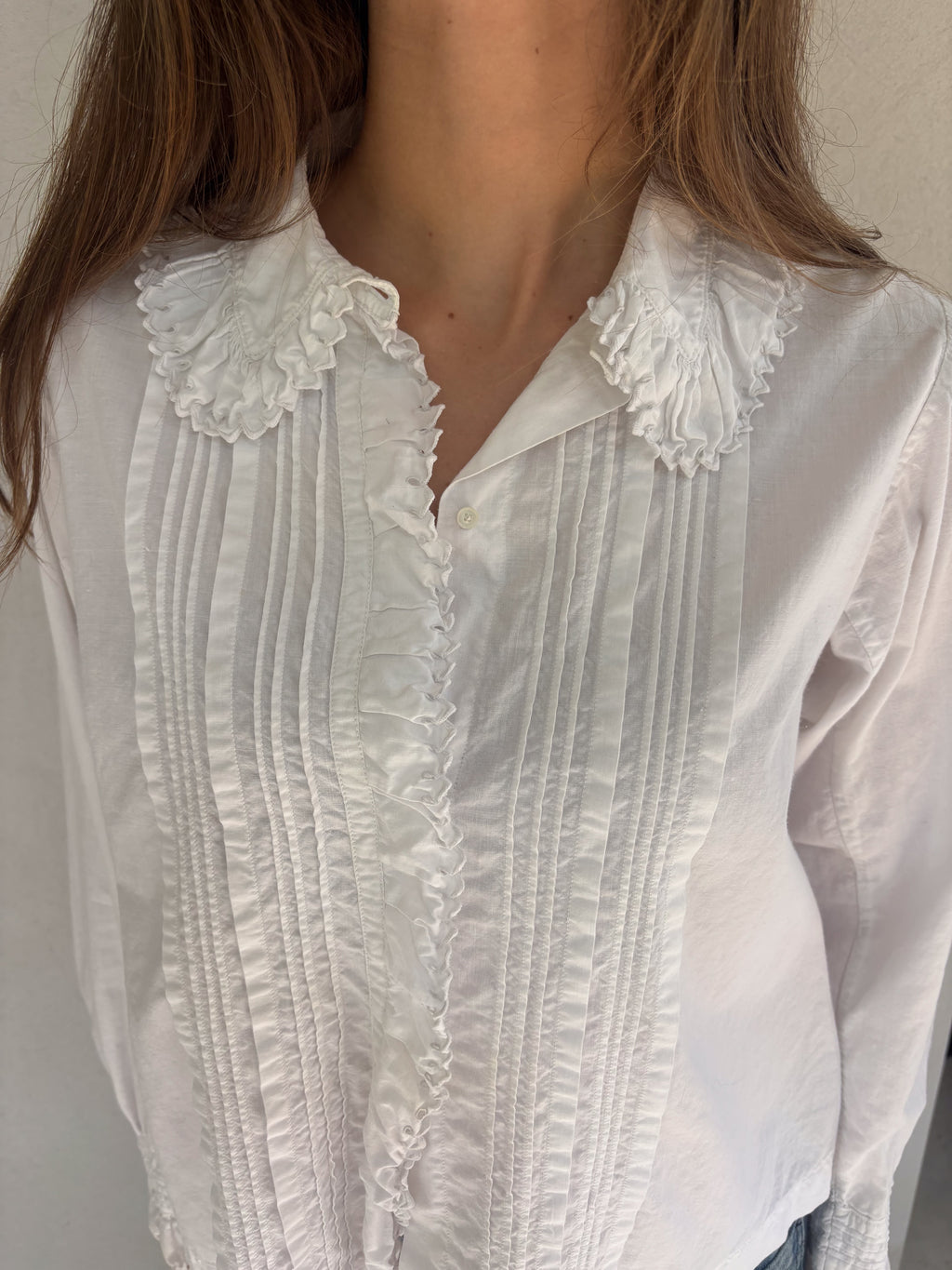 The Delon white blouse