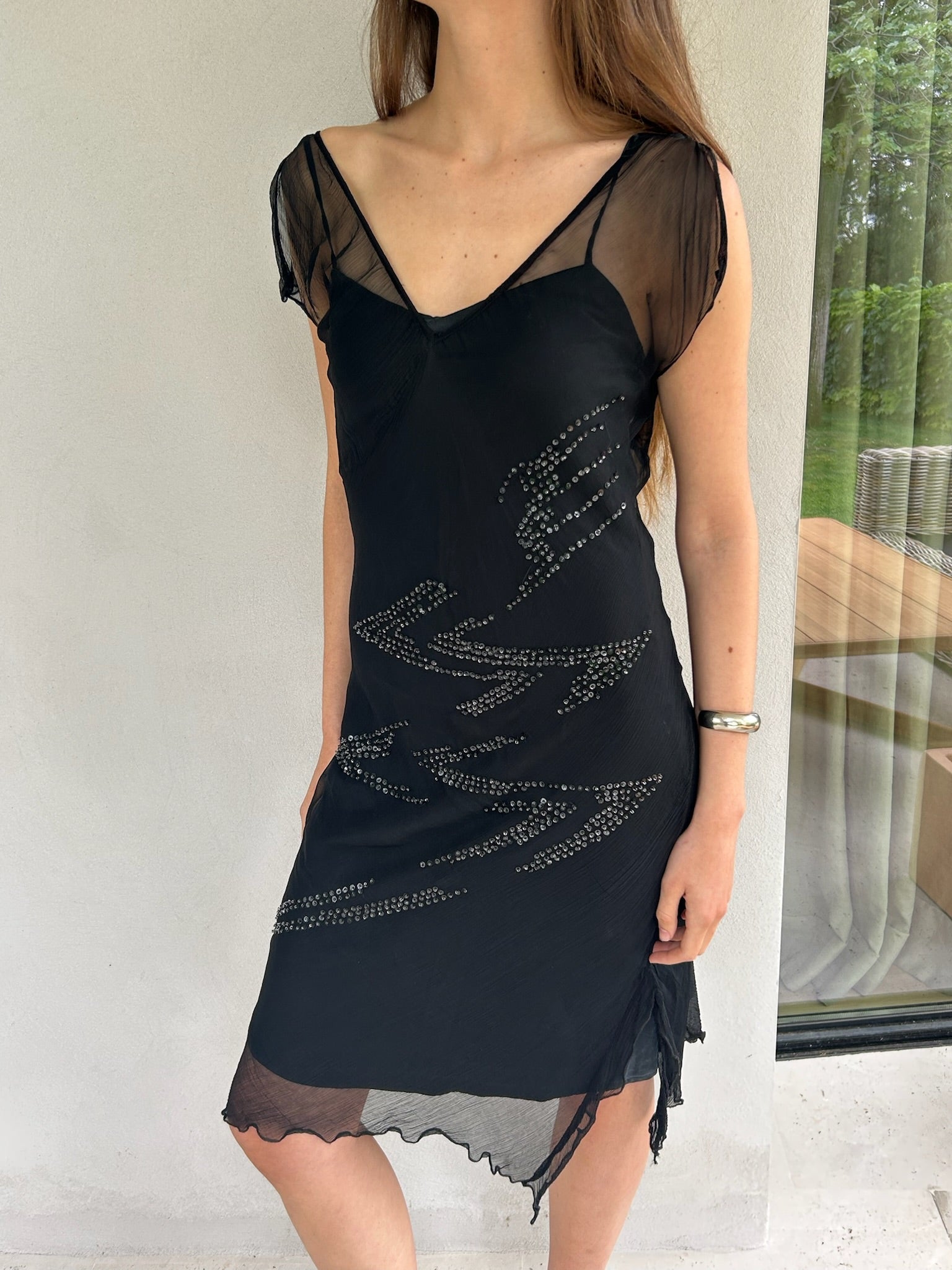 The Angels sheer dress