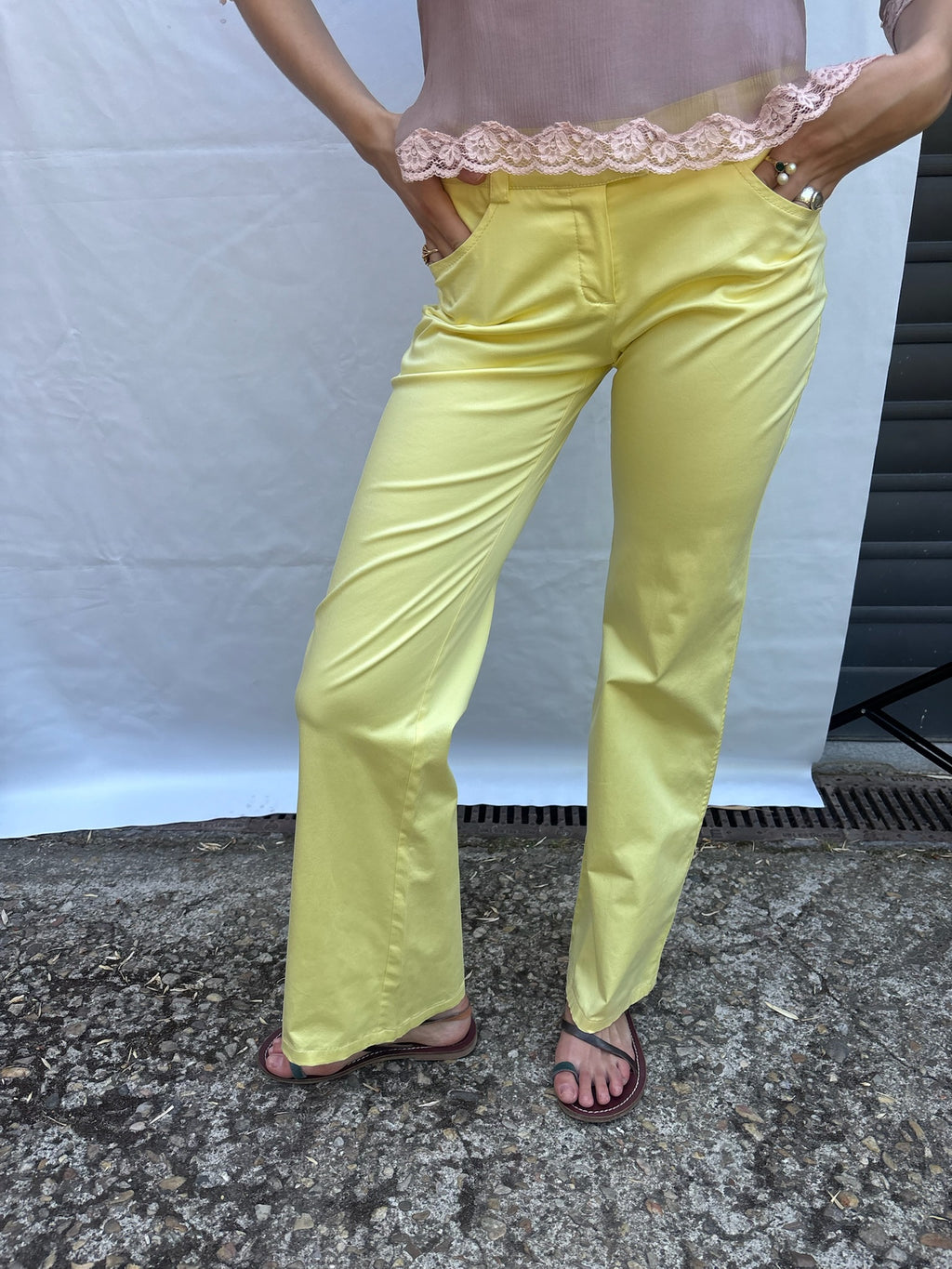 The yellow pants