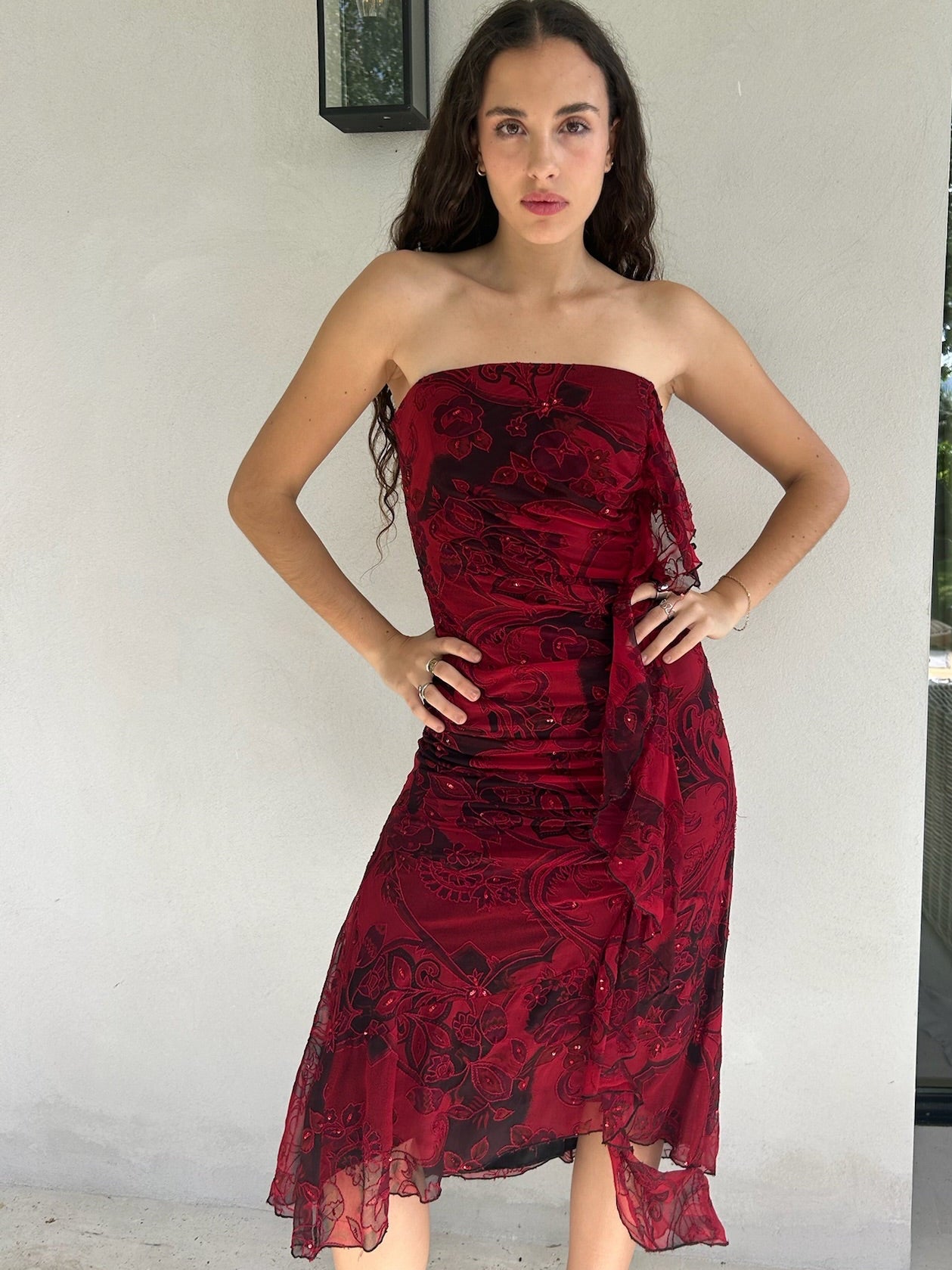The broadway strapless dress