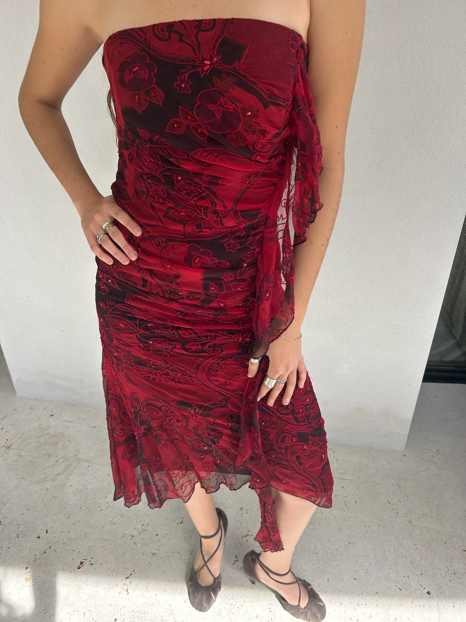 The broadway strapless dress