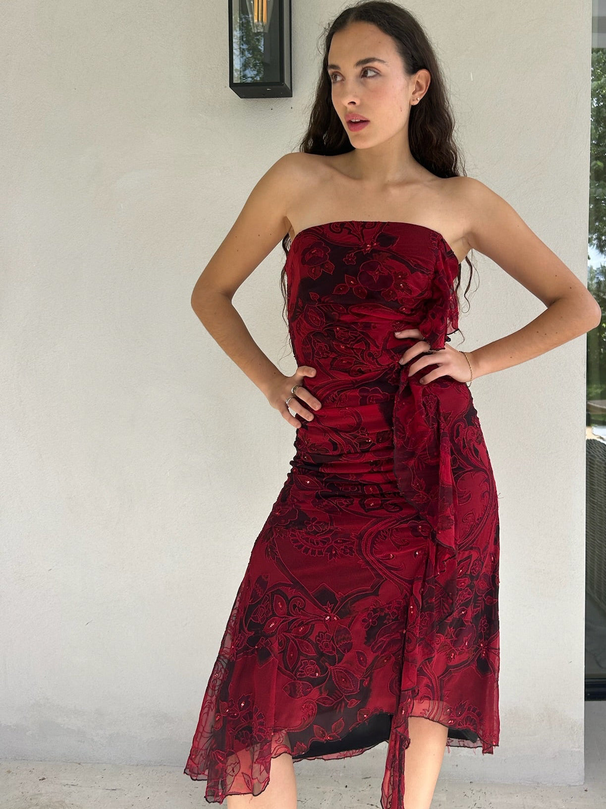 The broadway strapless dress