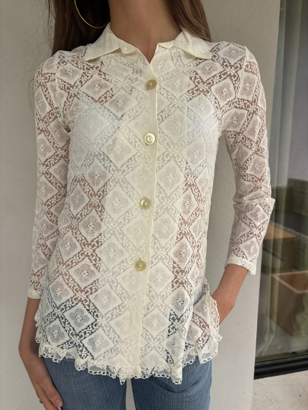 The Coutard lace blouse