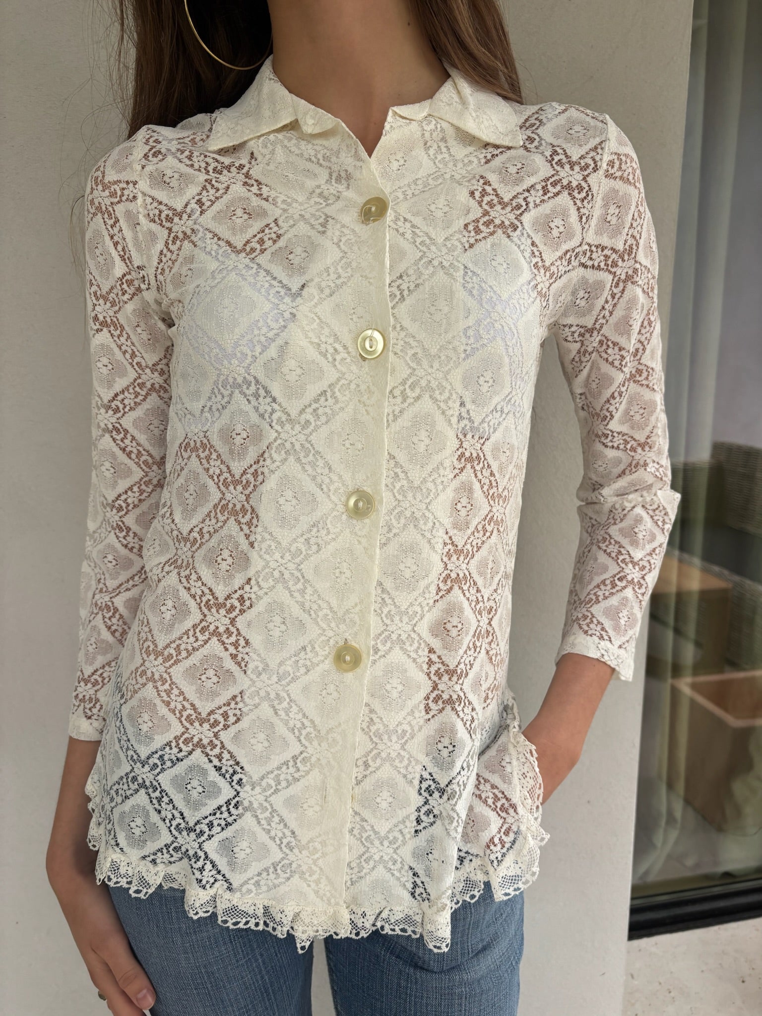 The Coutard lace blouse