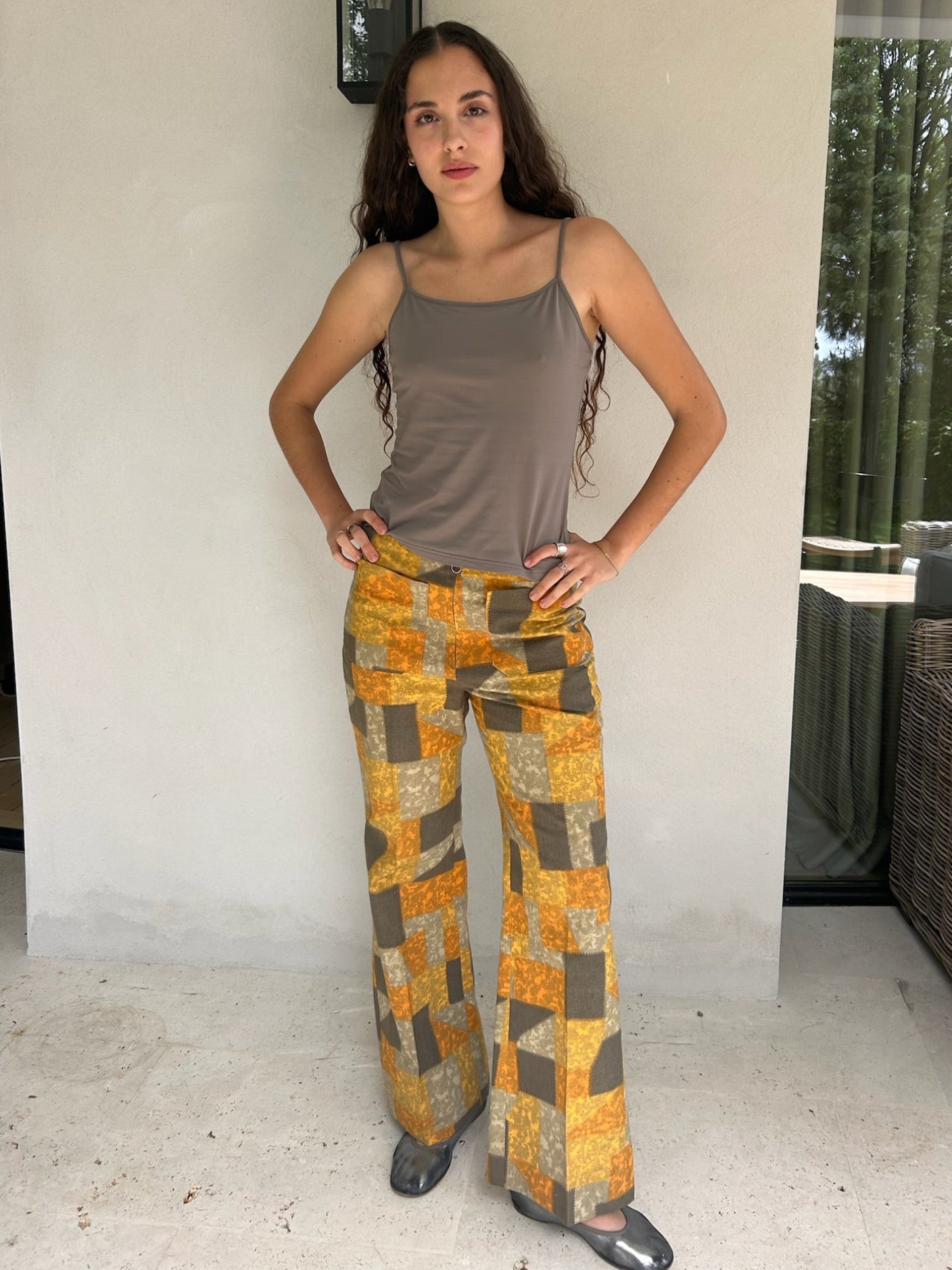 The McQueen yellow pants