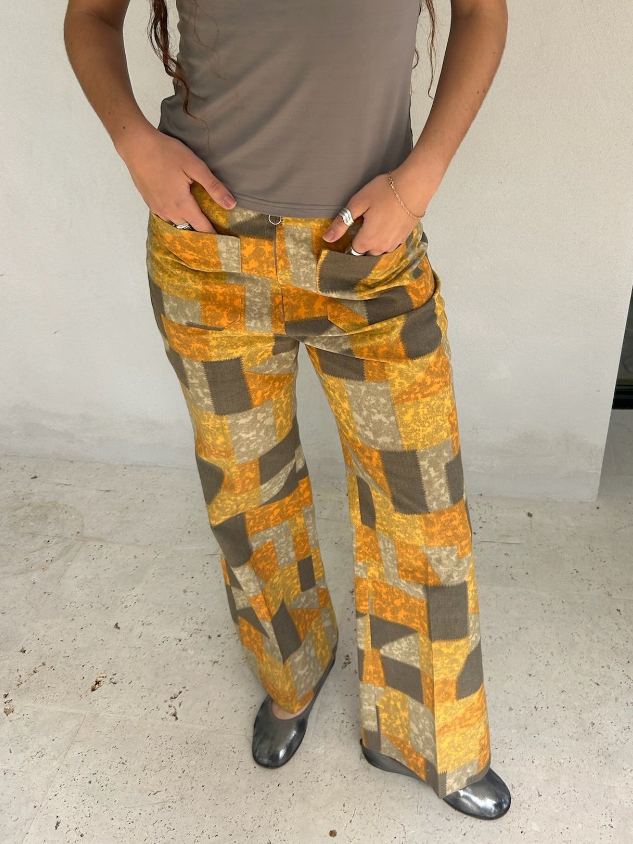 The McQueen yellow pants