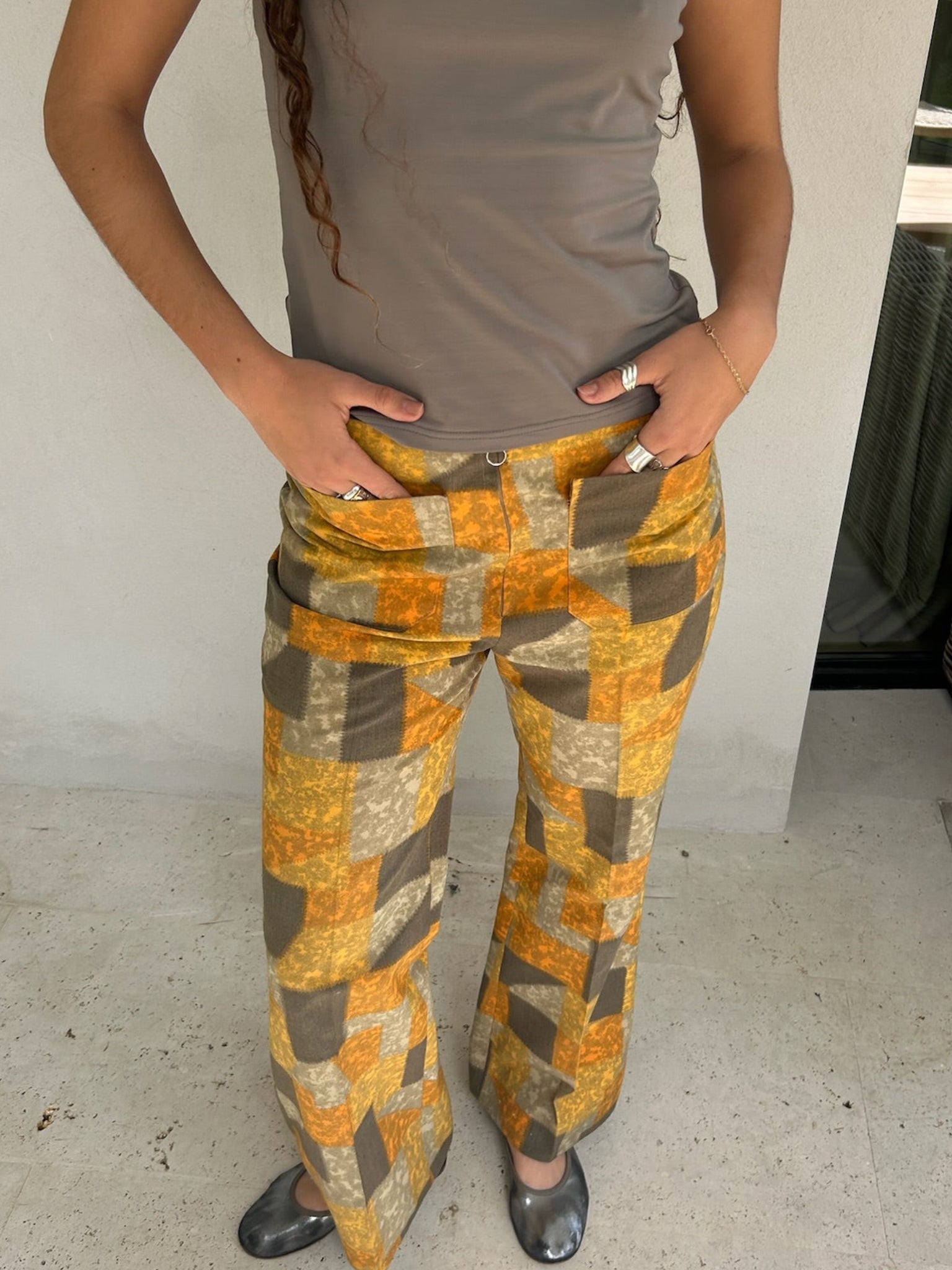The McQueen yellow pants