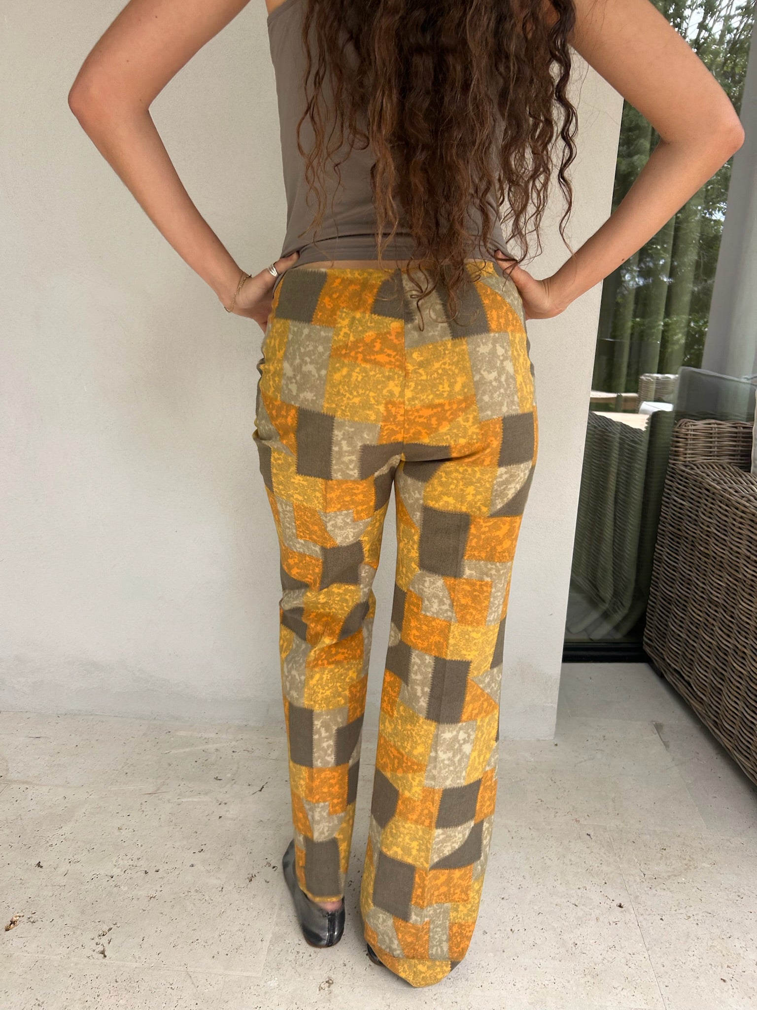 The McQueen yellow pants