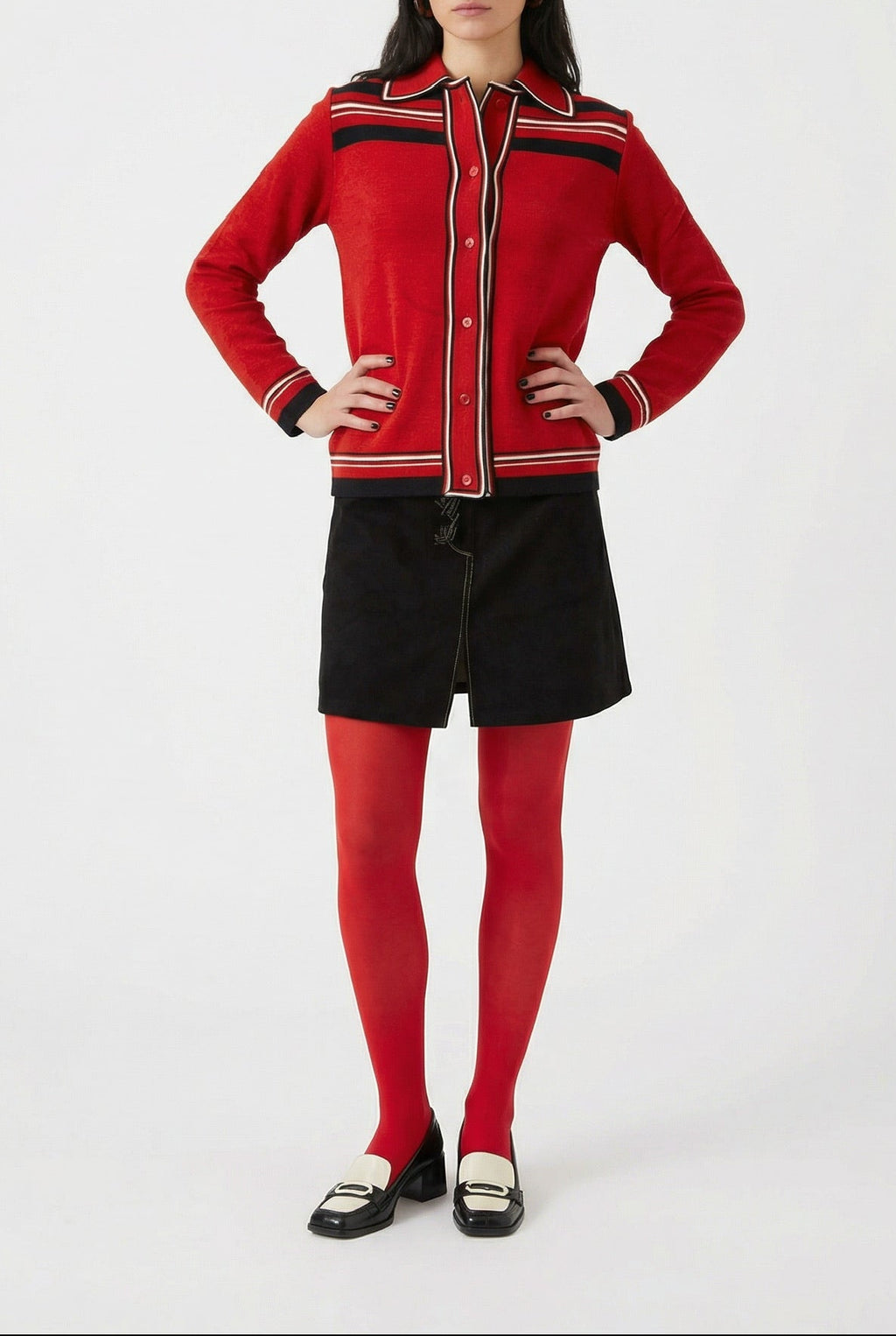 The Léaud suede skirt