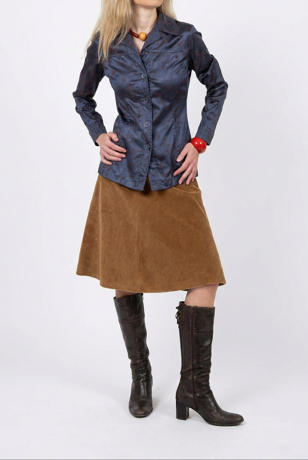 The Demy satin shirt