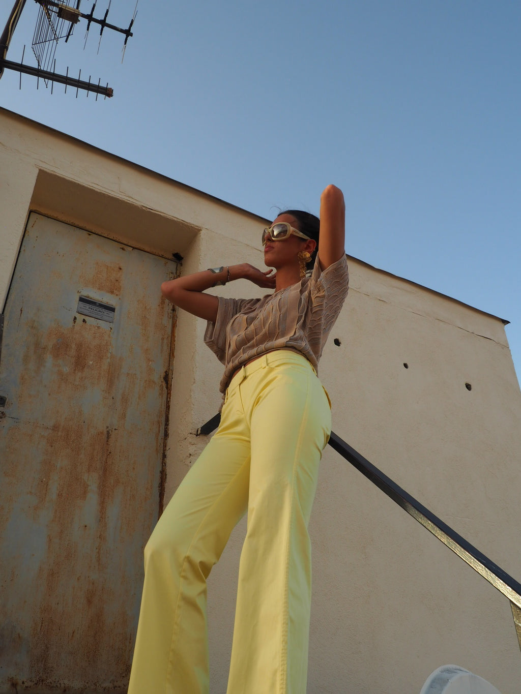 The yellow pants