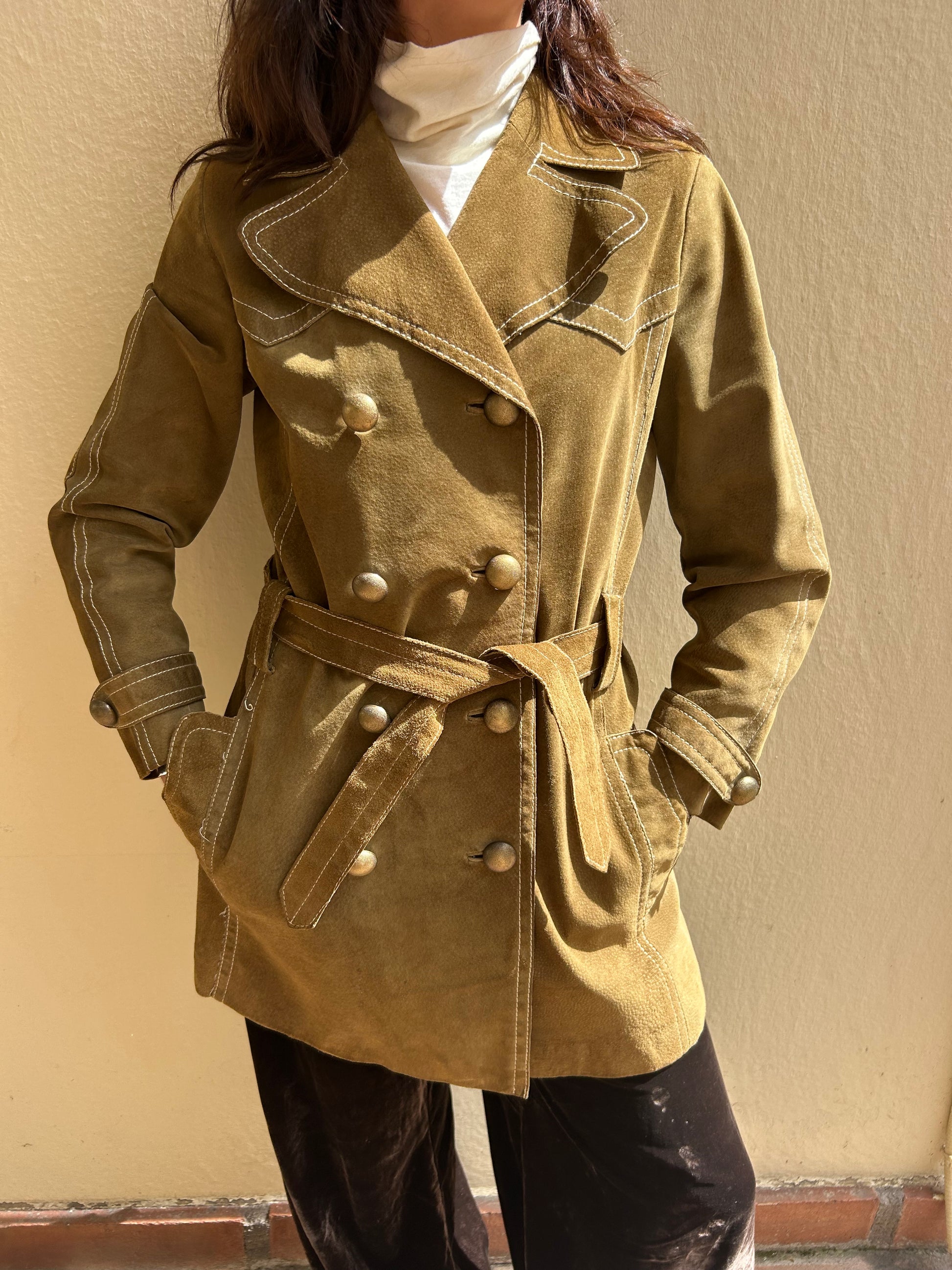 The Deneuve suede jacket