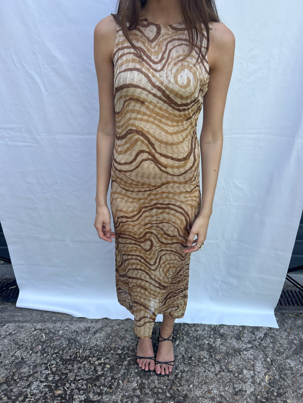 The loewe wavy dress